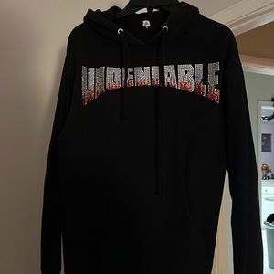 rhinestone hoodie